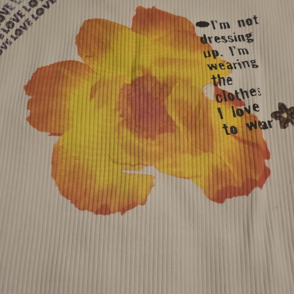 Desigual White T with Yellow Floral Bodysuit - Picture 7 of 9